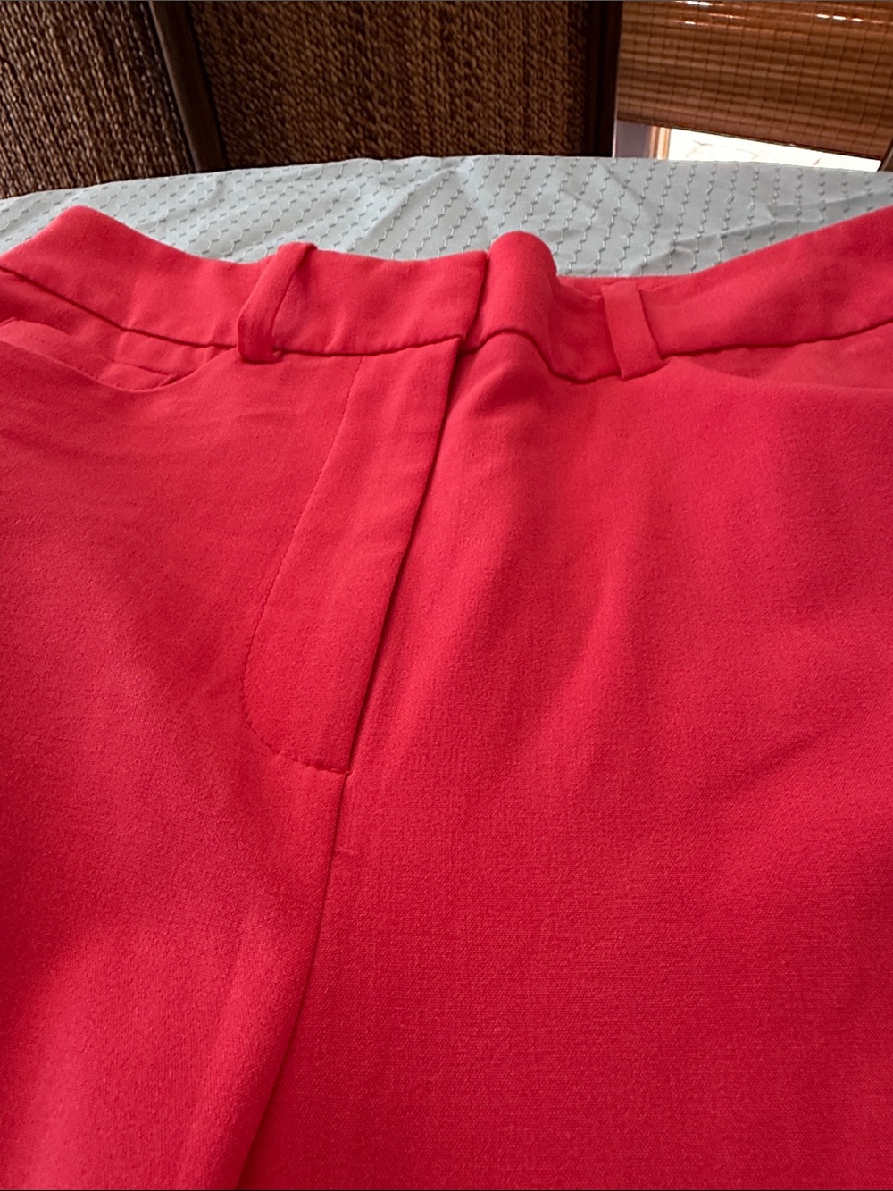 New York & Company Bright Pink Wide-Leg Women's Pants - Picture 2 of 6